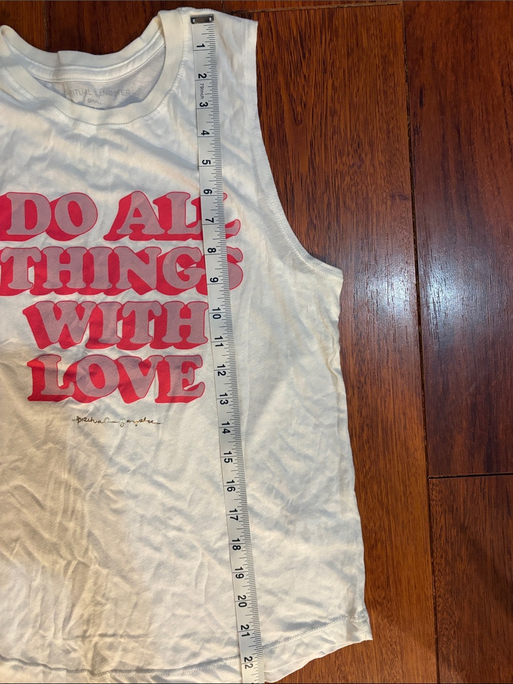 Spiritual gangster, muscle Tee -tank. Women’s size small. - Picture 5 of 5